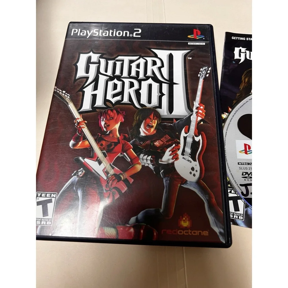 305-009 Guitar Hero II Playstation‎ 2 PS2 Complete CIB TESTED